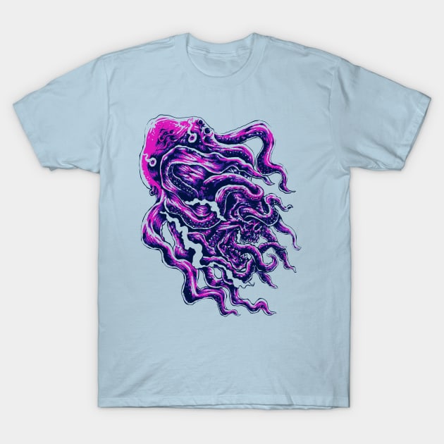 Violent octopus T-Shirt by barmalisiRTB